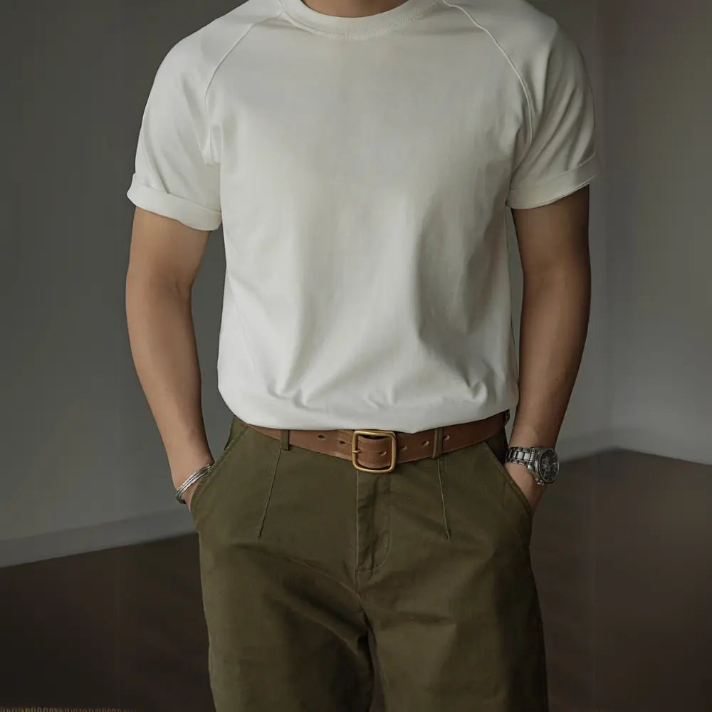 American Retro 300g Mens Heavyweight t shirts –  Sportswear Essential | Old Money Style Prendersons
