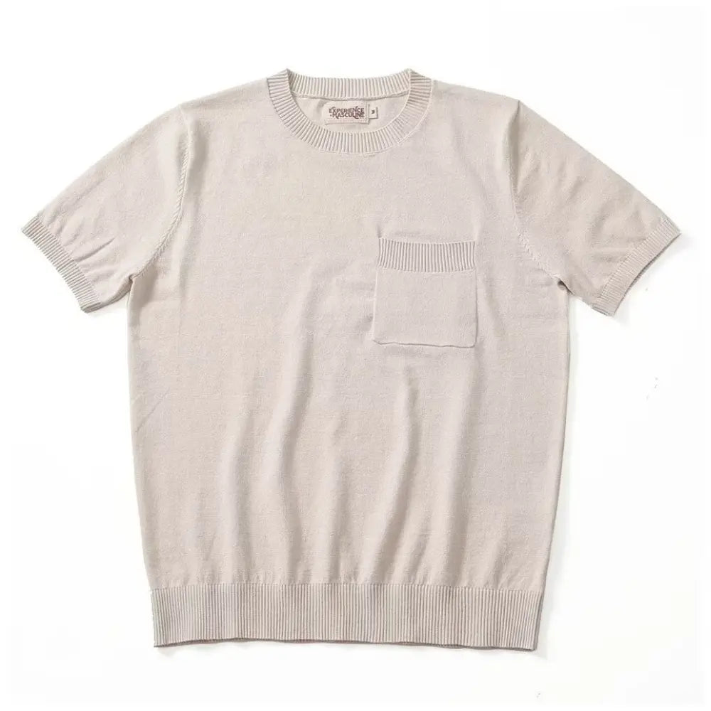 American Retro Loose Fit Round Neck T Shirt –  Breathable Italian Knit | Old Money Style Prendersons