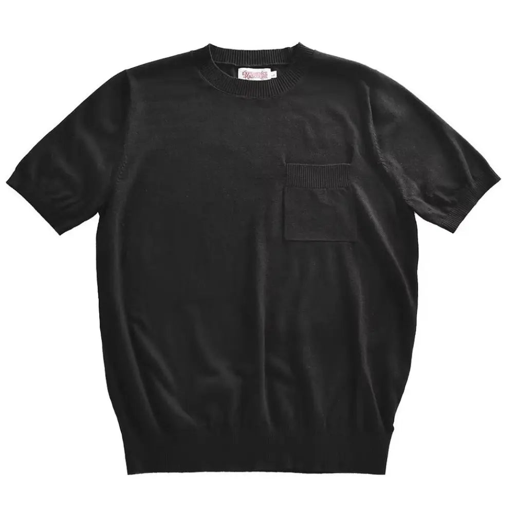 American Retro Loose Fit Round Neck T Shirt –  Breathable Italian Knit | Old Money Style Prendersons