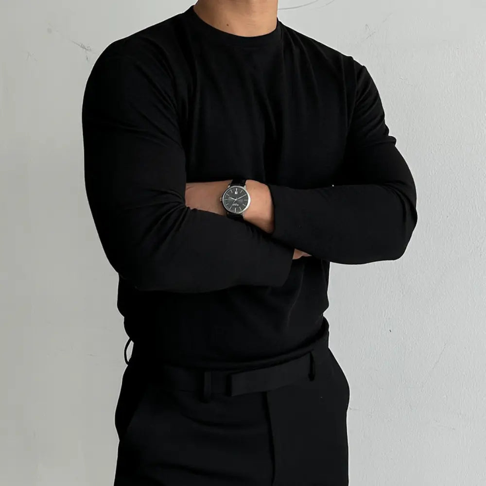 Slim Fit Thermal Men's Undershirts – Milky White, Black & More | Old Money Essentials Prendersons