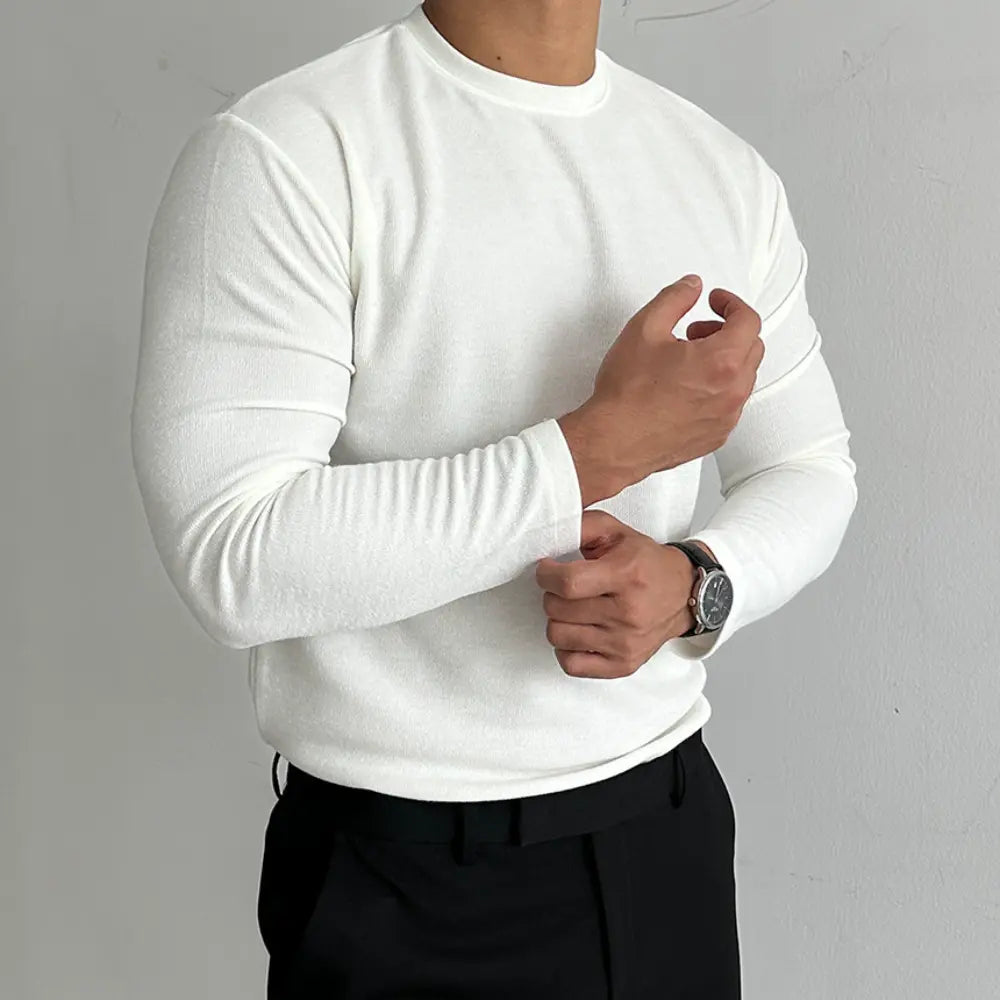 Slim Fit Thermal Men's Undershirts – Milky White, Black & More | Old Money Essentials Prendersons