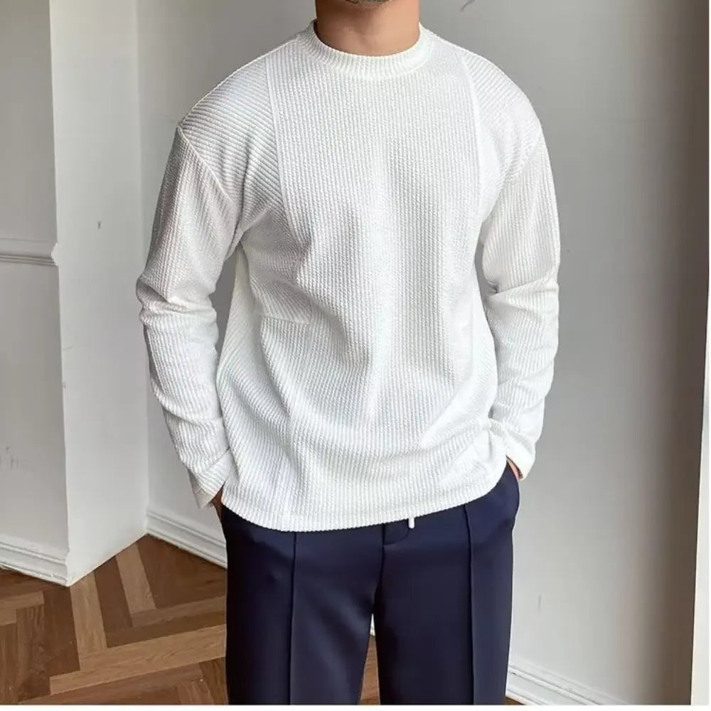 Loose Fit Linen men's Undershirt T-Shirt – Everyday Casual | Old Money Menswear Prendersons
