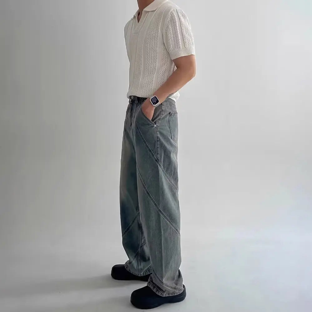 Relaxed Fit Hollow Men's T Shirt for Summer – Leisure Essential | Old Money Menswear Prendersons