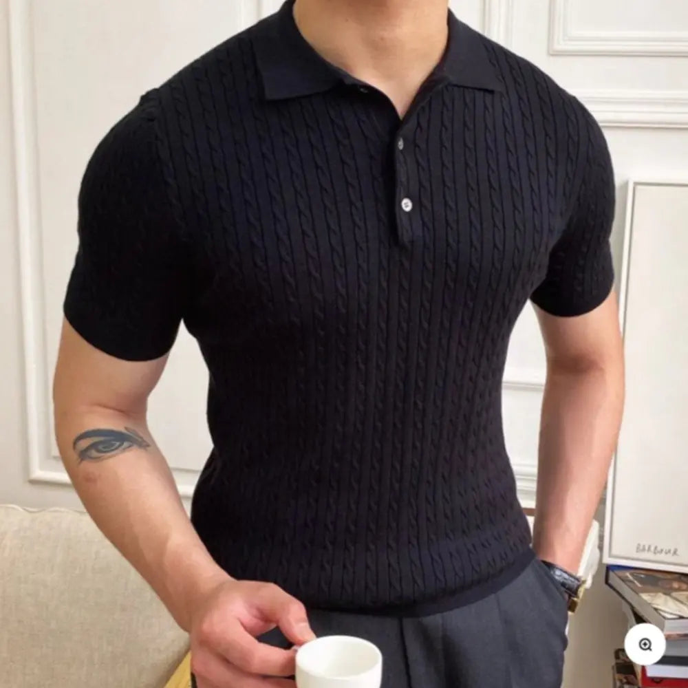 Men's Four-way Stretch Polo Shirt – Everyday Comfort | Old Money Menswear Prendersons