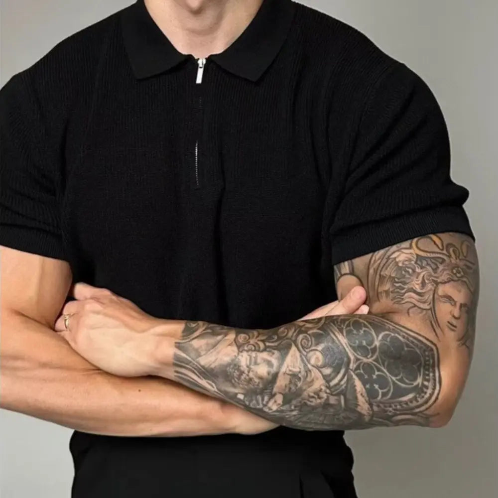 Loose Fit Striped Mens Half Sleeve Shirts – Apricot, Black & More | Old Money Menswear Prendersons