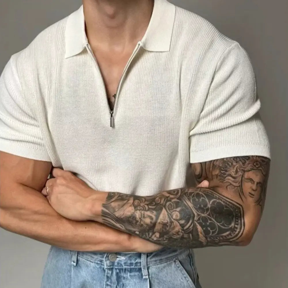Loose Fit Striped Mens Half Sleeve Shirts – Apricot, Black & More | Old Money Menswear Prendersons
