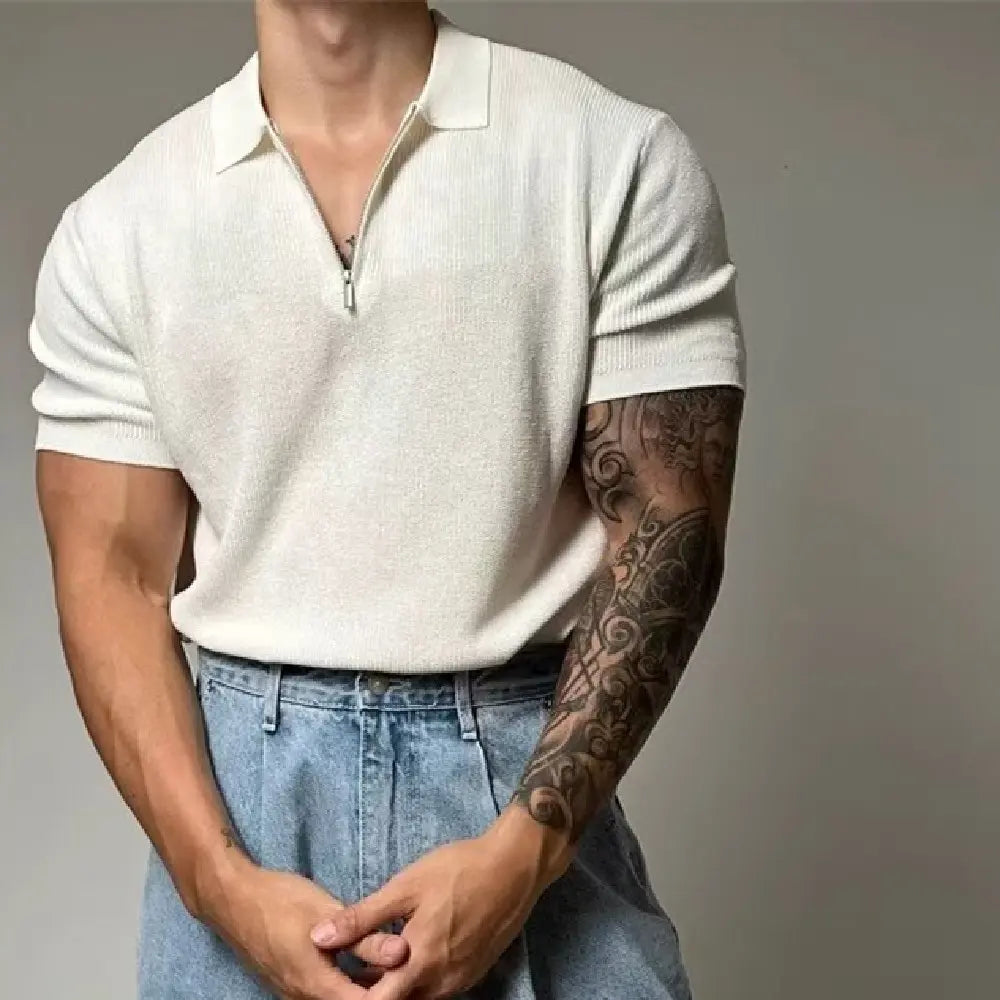 Loose Fit Striped Mens Half Sleeve Shirts – Apricot, Black & More | Old Money Menswear Prendersons