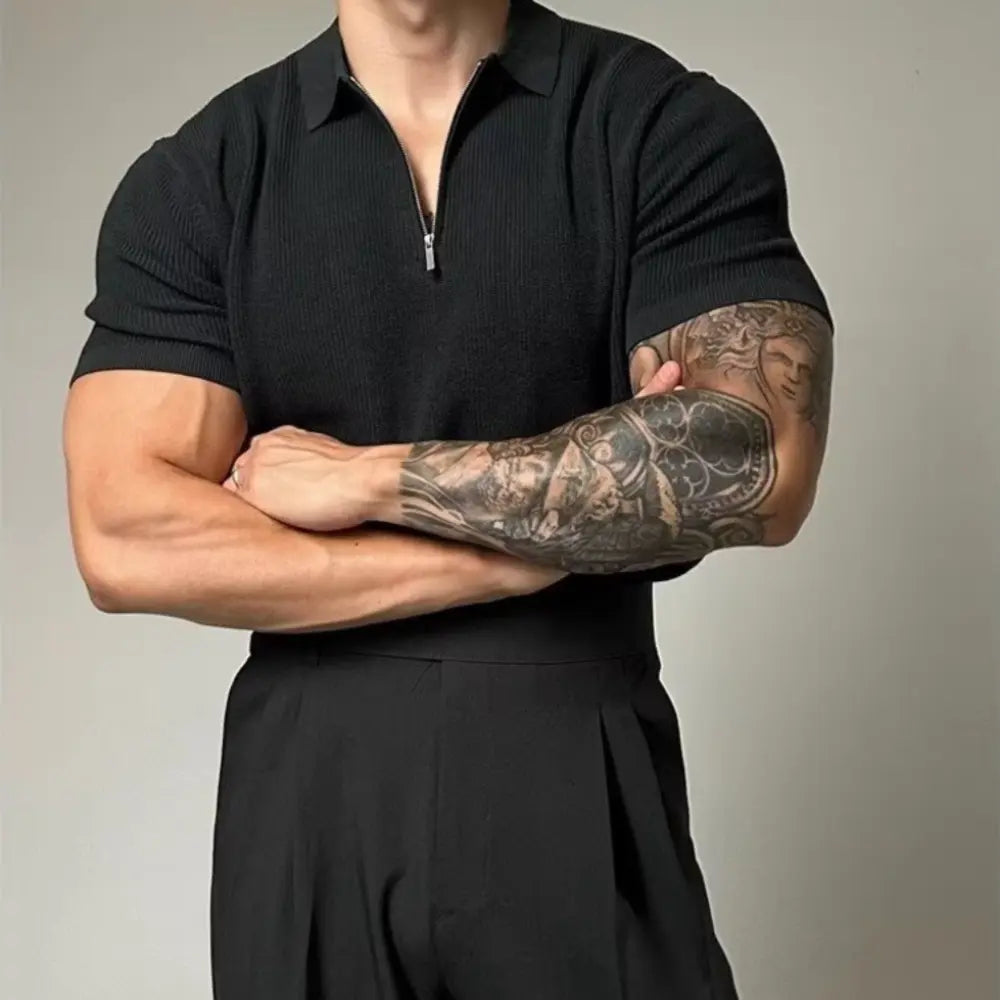 Loose Fit Striped Mens Half Sleeve Shirts – Apricot, Black & More | Old Money Menswear Prendersons