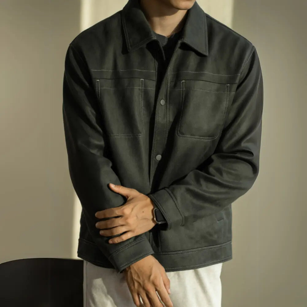 Utility Fit Retro Style Jacket – Retro Green | Autumn Outerwear | Heritage Workwear Aesthetic Prendersons