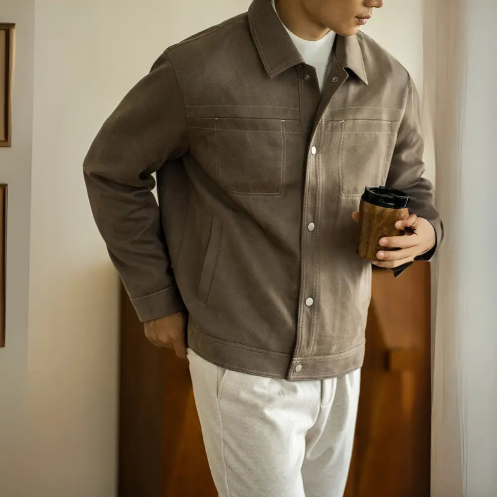 Utility Fit Retro Style Jacket – Retro Green | Autumn Outerwear | Heritage Workwear Aesthetic Prendersons
