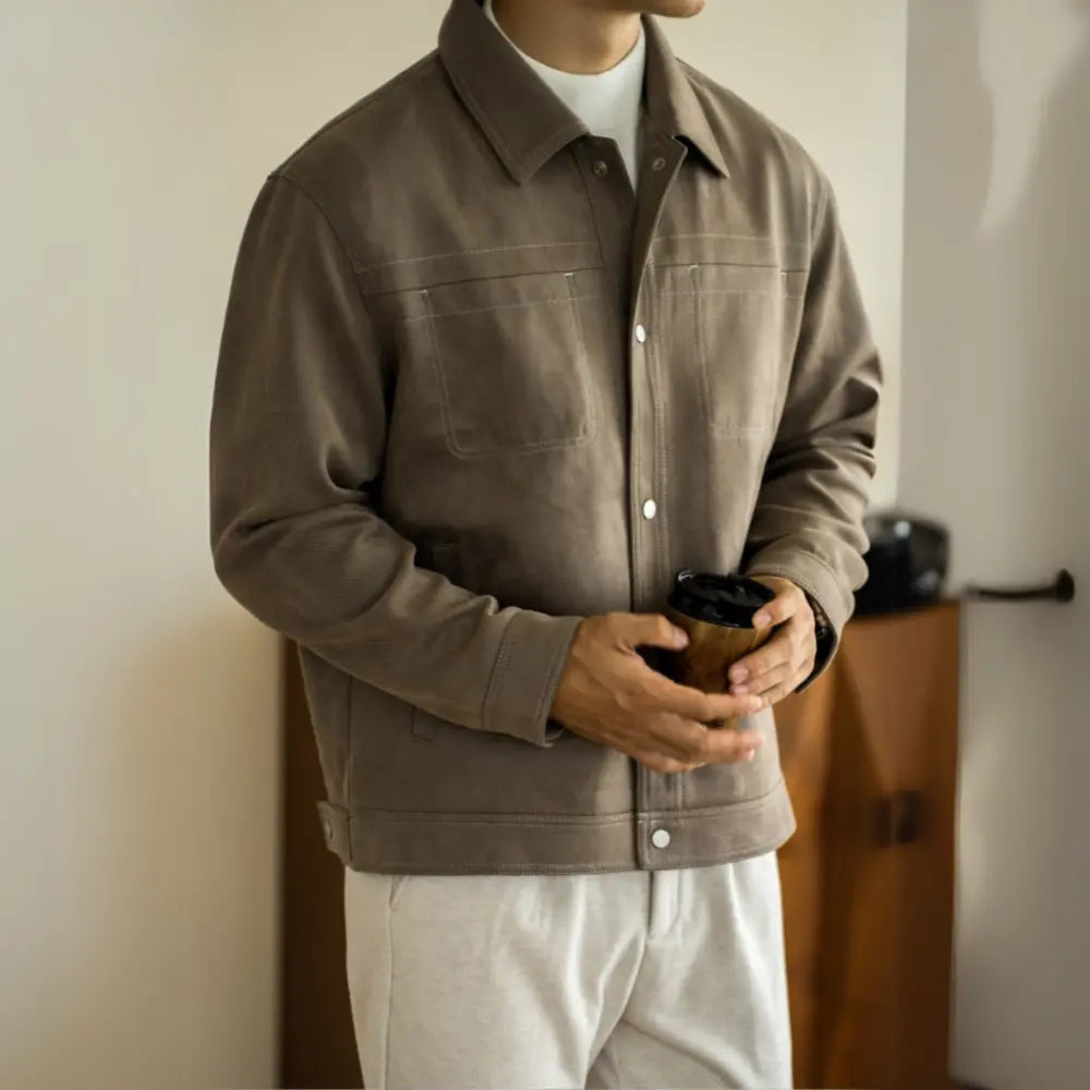 Utility Fit Retro Style Jacket – Retro Green | Autumn Outerwear | Heritage Workwear Aesthetic Prendersons
