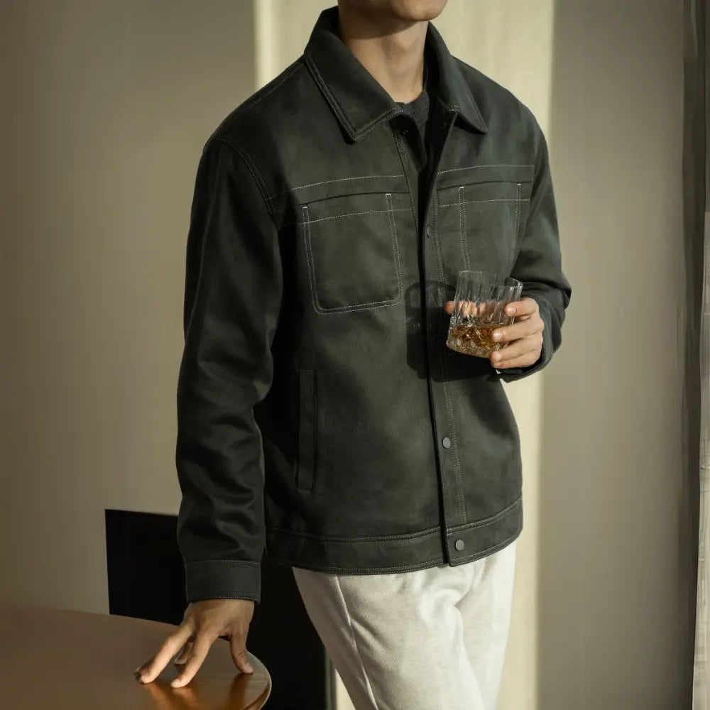 Utility Fit Retro Style Jacket – Retro Green | Autumn Outerwear | Heritage Workwear Aesthetic Prendersons