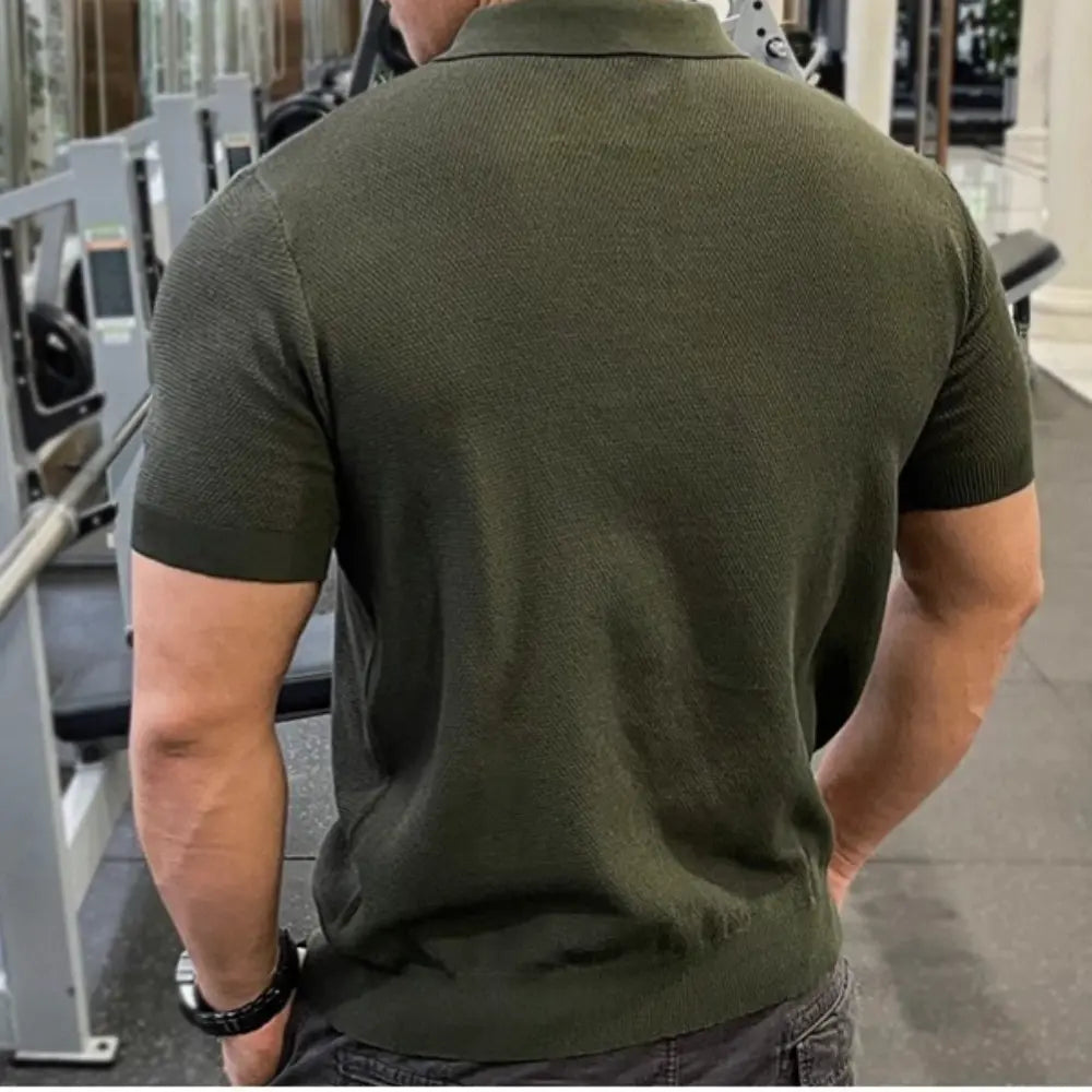 Men's Casual Sport Zipper Polo T-Shirt – Daily Comfort | Old Money Menswear Prendersons