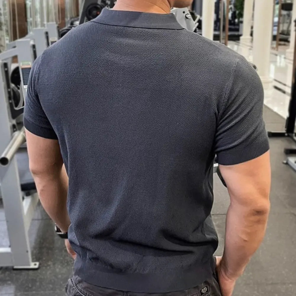 Men's Casual Sport Zipper Polo T-Shirt – Daily Comfort | Old Money Menswear Prendersons