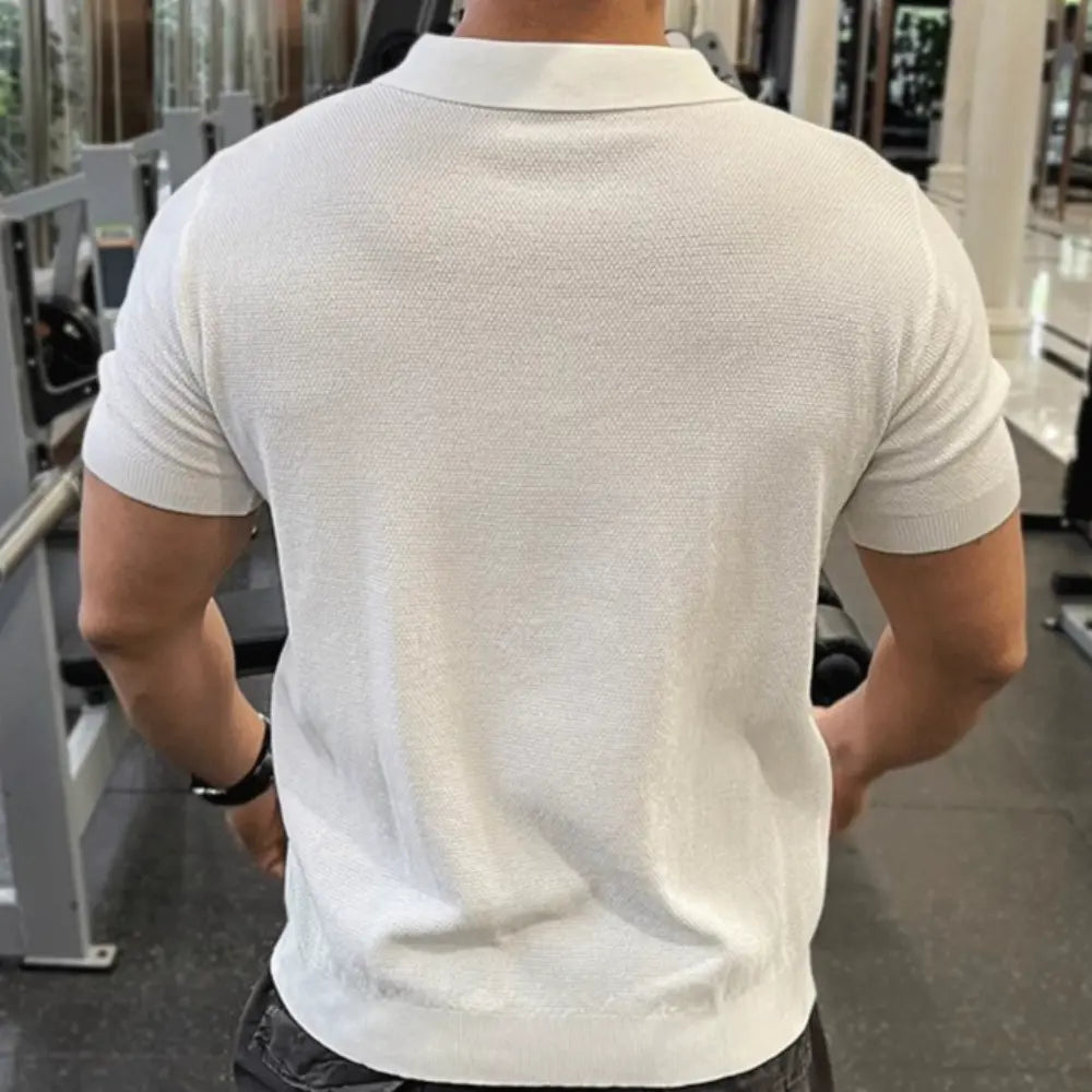 Men's Casual Sport Zipper Polo T-Shirt – Daily Comfort | Old Money Menswear Prendersons