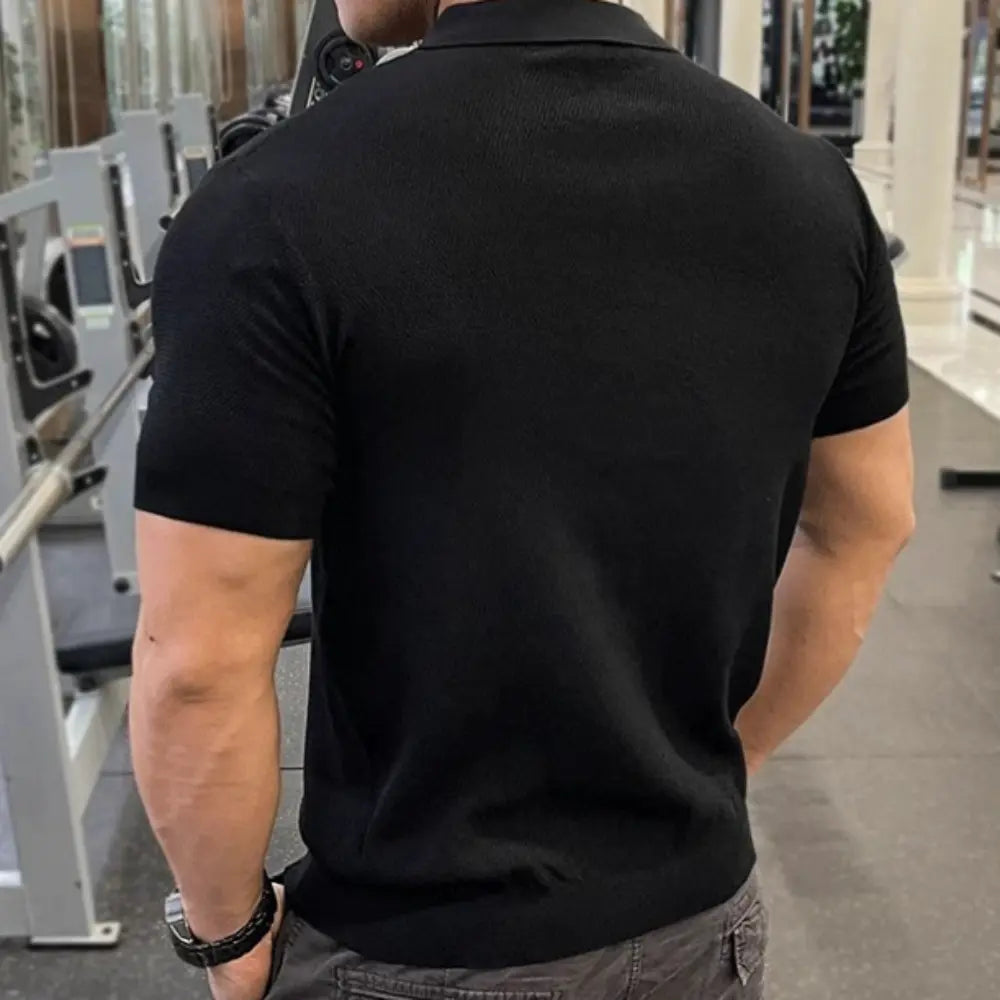 Men's Casual Sport Zipper Polo T-Shirt – Daily Comfort | Old Money Menswear Prendersons