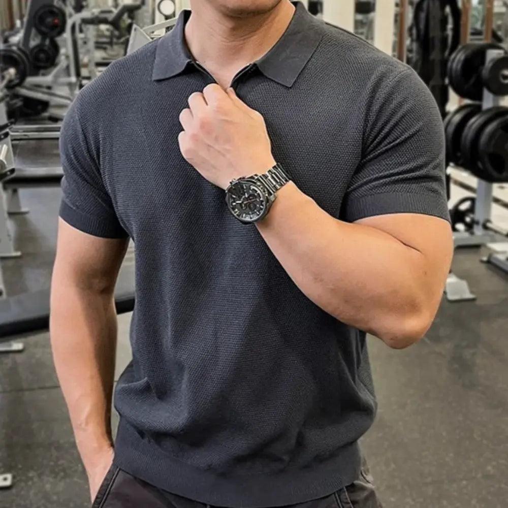 Men's Casual Sport Zipper Polo T-Shirt – Daily Comfort | Old Money Menswear Prendersons