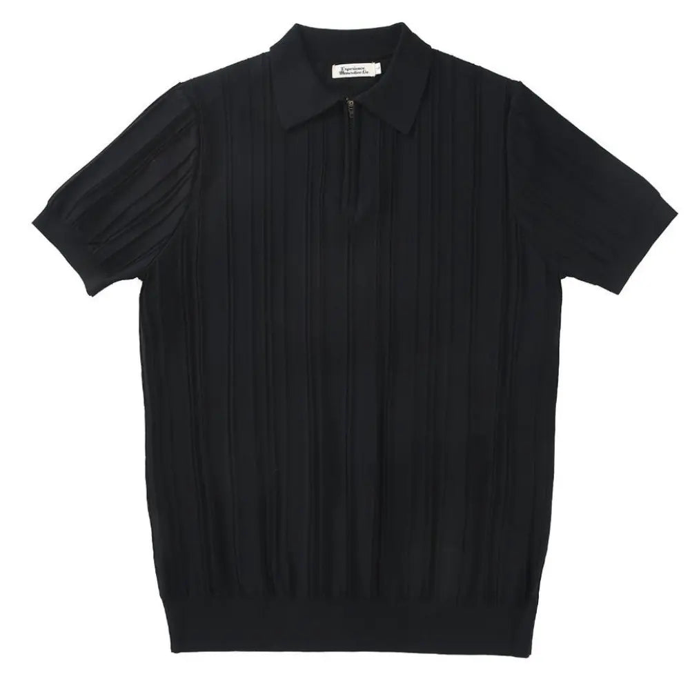 Loose Fit Mens Short Sleeve Polo Shirts – Zipper Knitted Collar | Old Money Menswear Prendersons